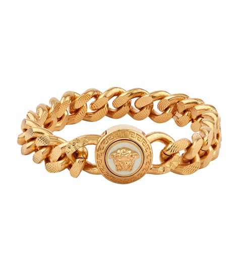 versace mens gold bracelet